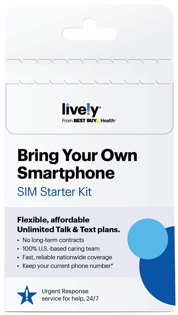 Lively SIM/eSIM: $2 Lively SIM/eSIM: $2