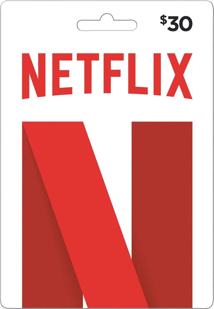 Netflix $30 Gift Card: $30 Netflix $30 Gift Card: $30