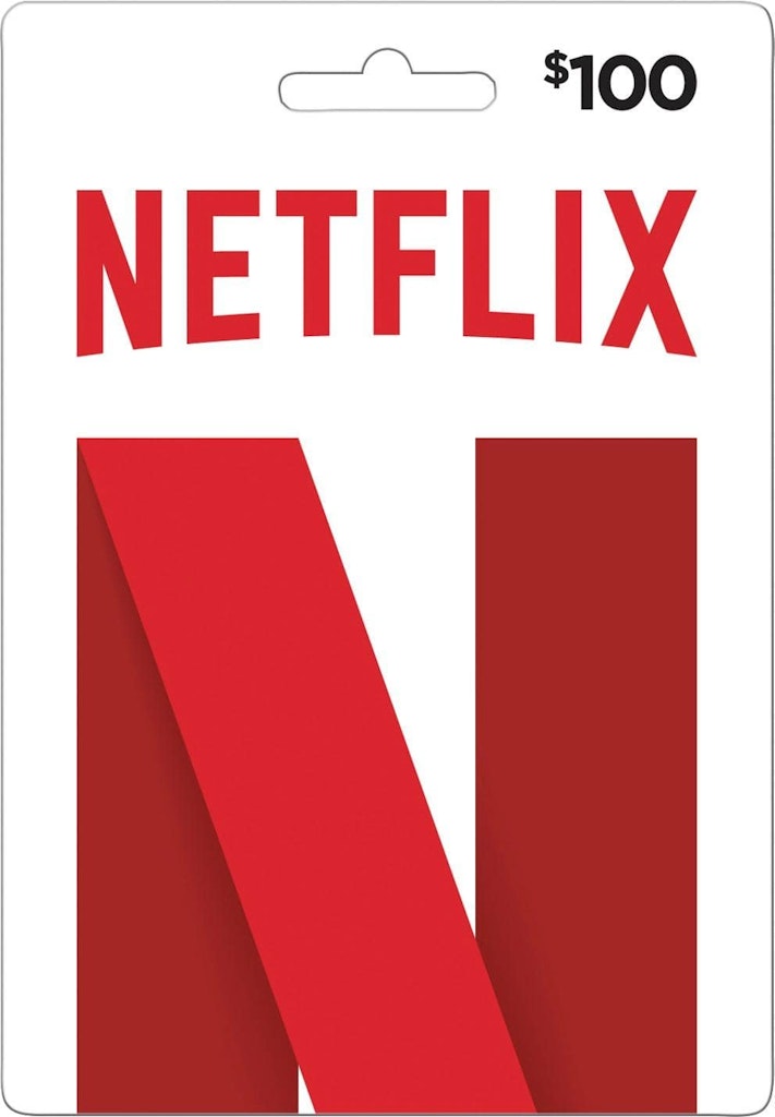 Netflix $100 Gift Card: $100 Netflix $100 Gift Card: $100