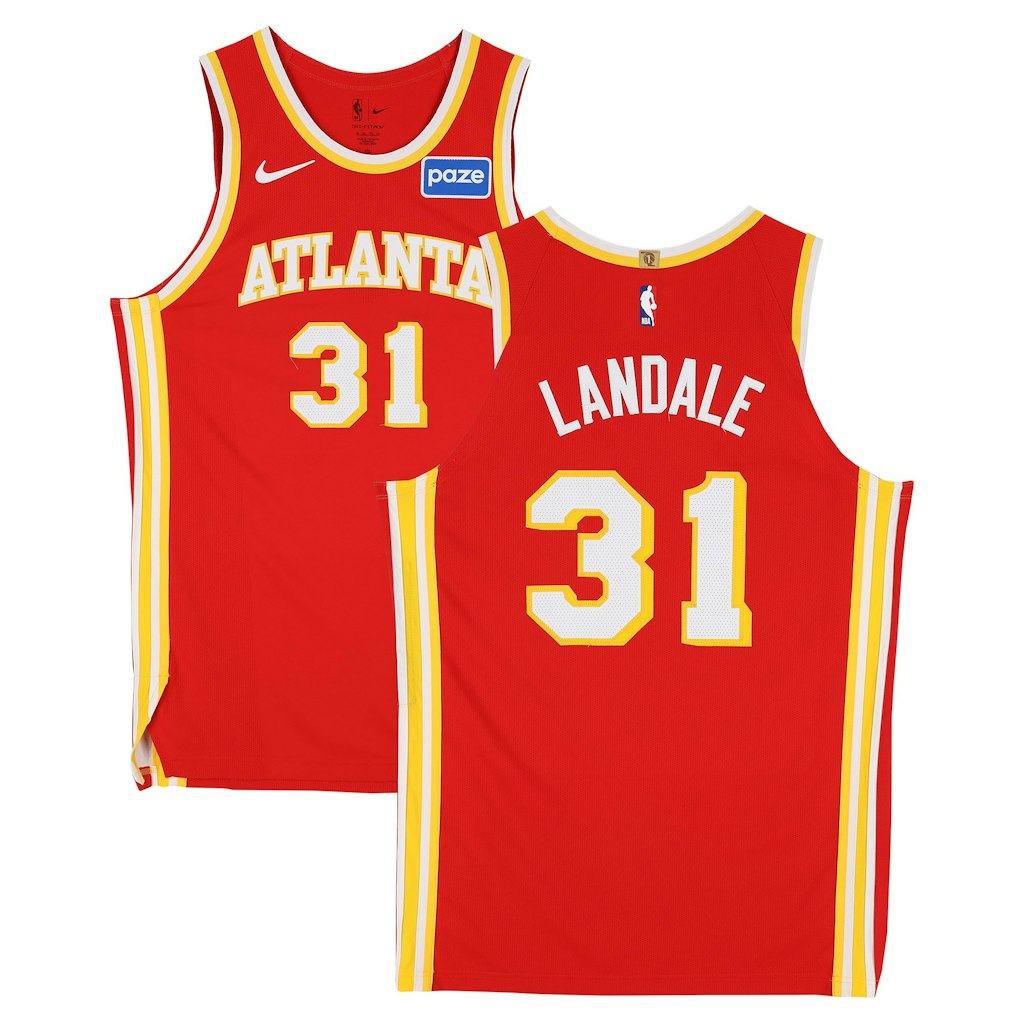Jock Landale Atlanta Hawks Game-Used Size 52+4 Jersey: $599.99 Jock Landale Atlanta Hawks Game-Used Size 52+4 Jersey: $599.99