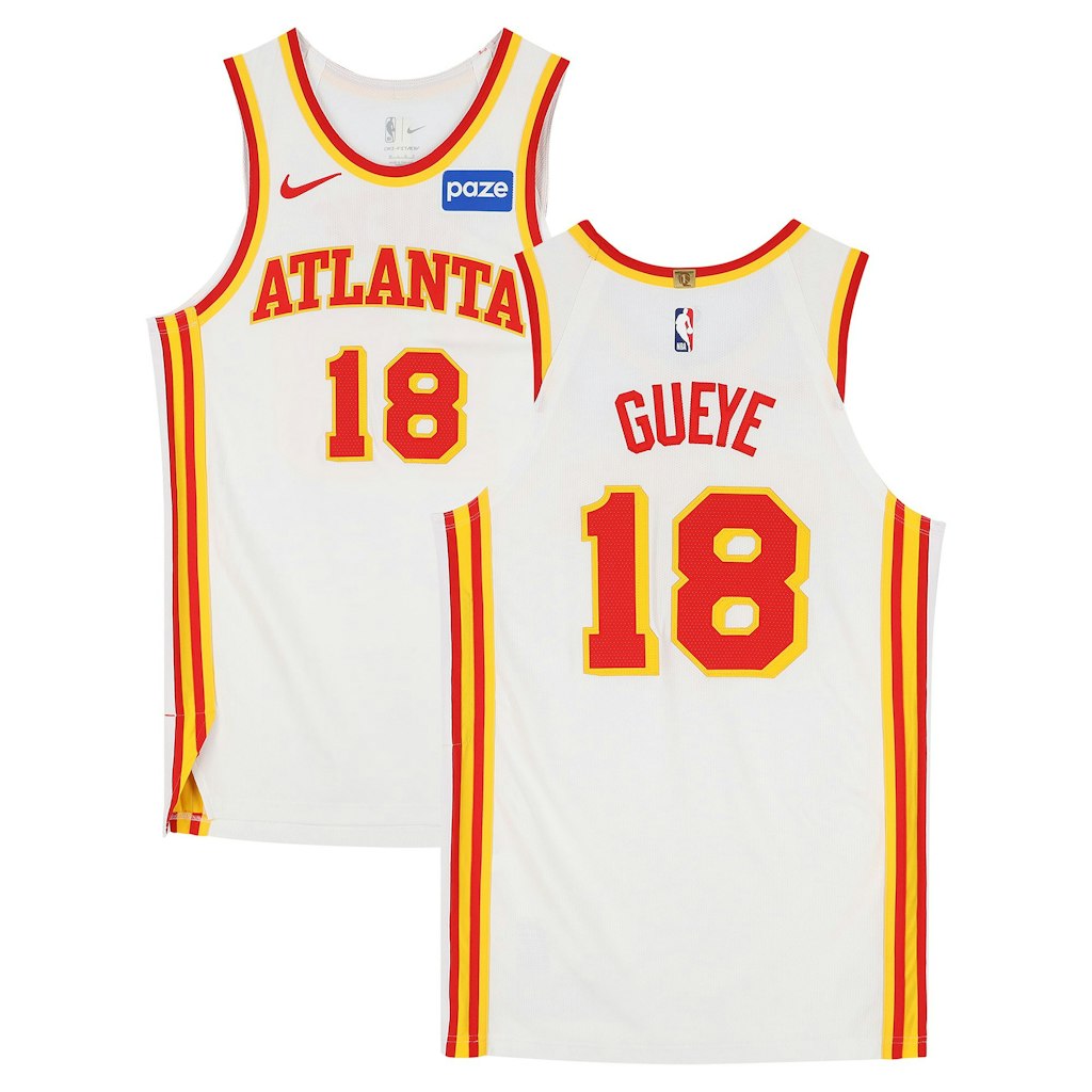 Mouhamed Gueye Atlanta Hawks Game-Used Size 48+4 Jersey: $799.99 Mouhamed Gueye Atlanta Hawks Game-Used Size 48+4 Jersey: $799.99