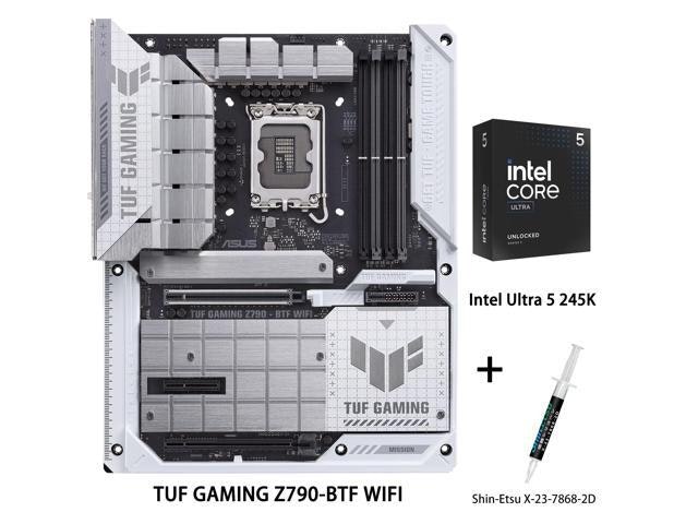 Asus TUF Gaming Z790-BTF WiFi Motherboard and Intel Ultra 5 245K CPU Combo: $899.99 Asus TUF Gaming Z790-BTF WiFi Motherboard and Intel Ultra 5 245K CPU Combo: $899.99