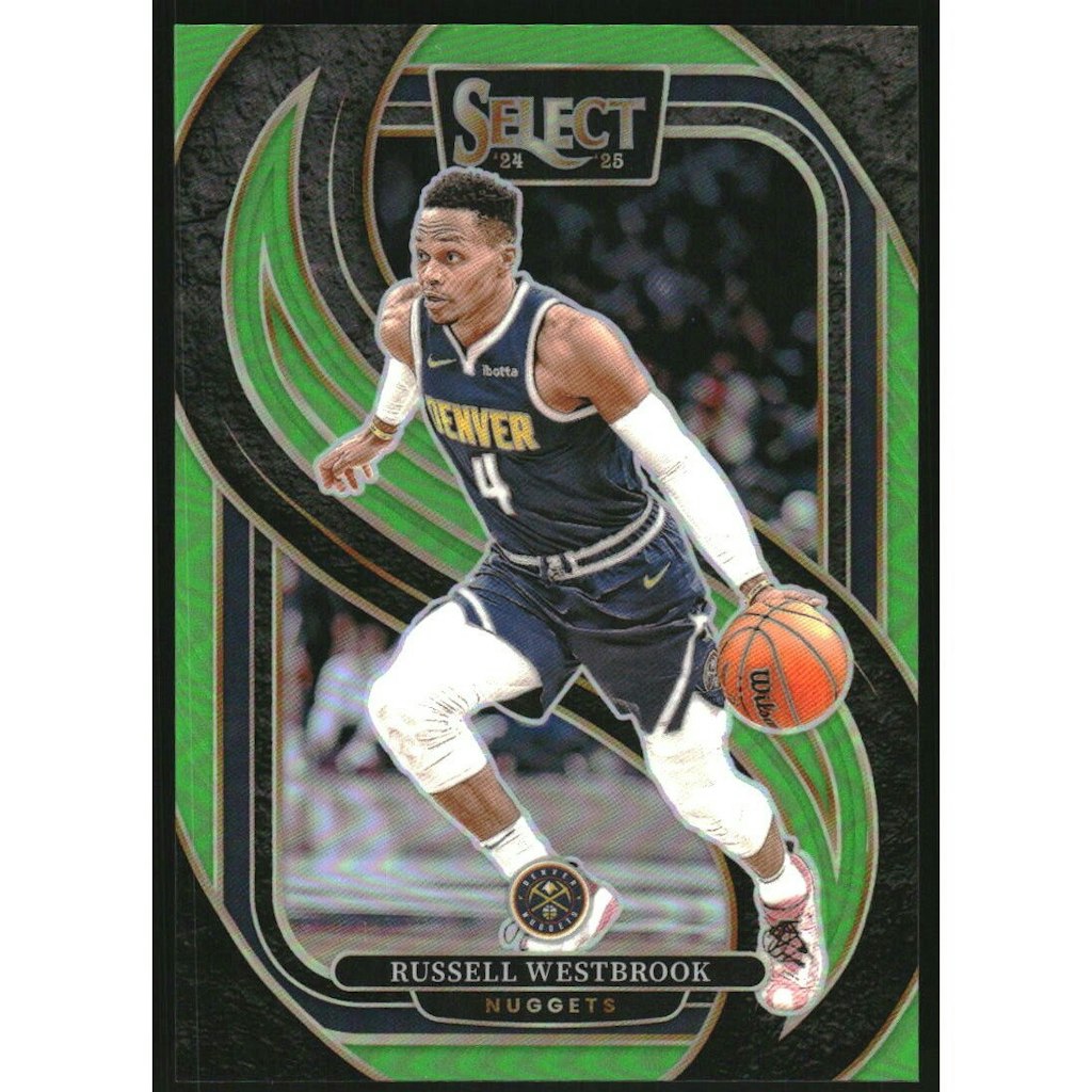 2024-25 Select Neon Green Prizm Russell Westbrook Trading Card: $10 2024-25 Select Neon Green Prizm Russell Westbrook Trading Card: $10