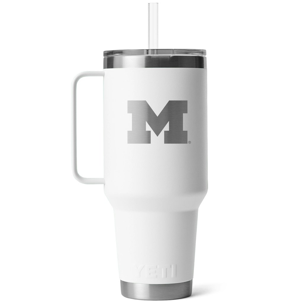 Yeti Michigan Wolverines 42oz. Rambler Straw Mug: $60 Yeti Michigan Wolverines 42oz. Rambler Straw Mug: $60