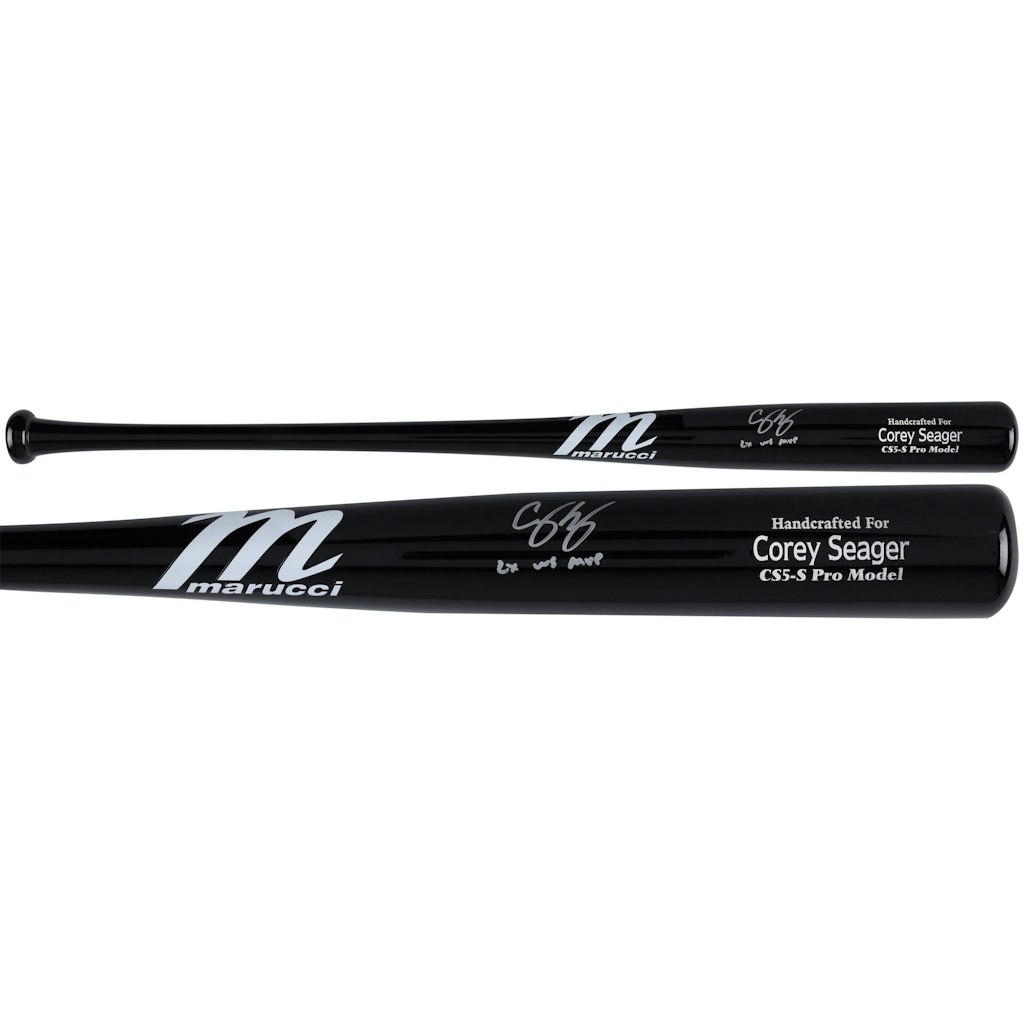 Corey Seager Autographed 2023 World Series Champions Marucci Game Model Bat: $649.99 Corey Seager Autographed 2023 World Series Champions Marucci Game Model Bat: $649.99