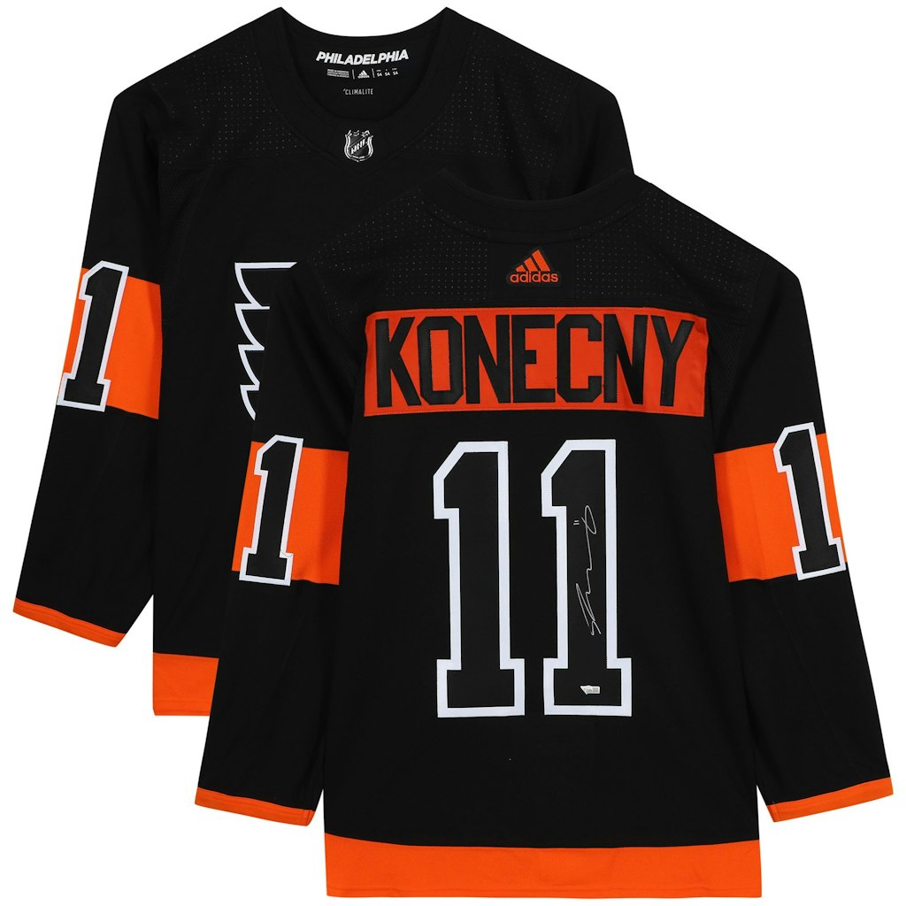 Travis Konecny Philadelphia Flyers Autographed Adidas Authentic Jersey: $379.99 Travis Konecny Philadelphia Flyers Autographed Adidas Authentic Jersey: $379.99