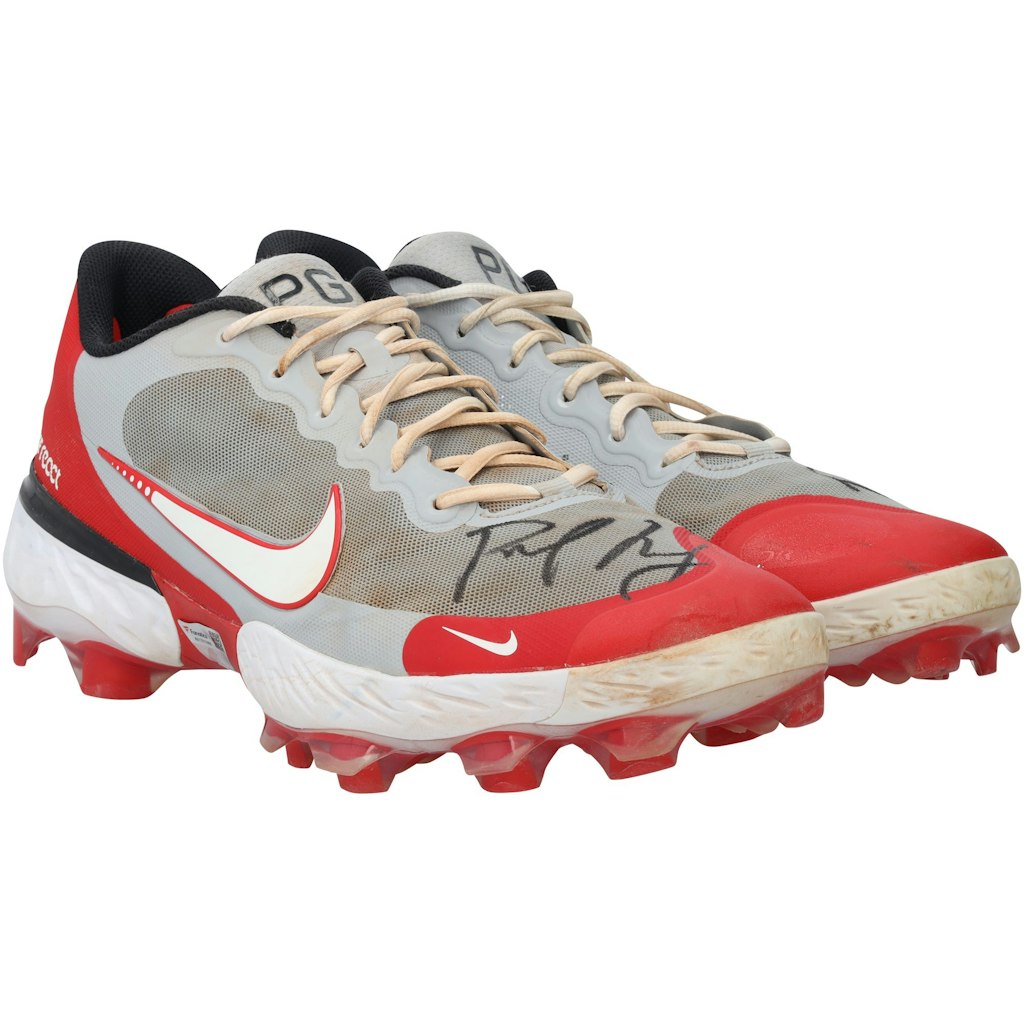 Paul Goldschmidt Autographed Game-Used St. Louis Cardinals 2024 Nike Cleats: $999.99 Paul Goldschmidt Autographed Game-Used St. Louis Cardinals 2024 Nike Cleats: $999.99