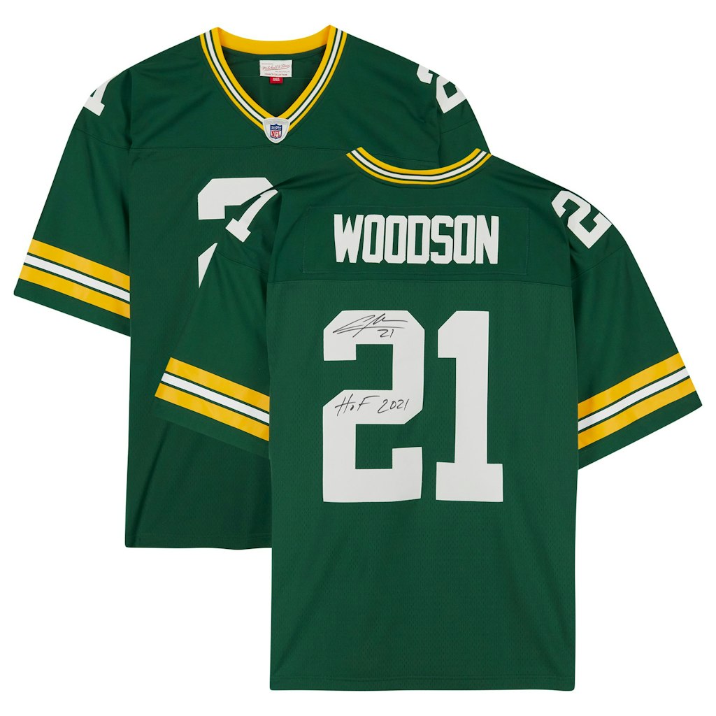 Charles Woodson Autographed Green Bay Packers Mitchell & Ness Legacy Jersey: $799.99 Charles Woodson Autographed Green Bay Packers Mitchell & Ness Legacy Jersey: $799.99
