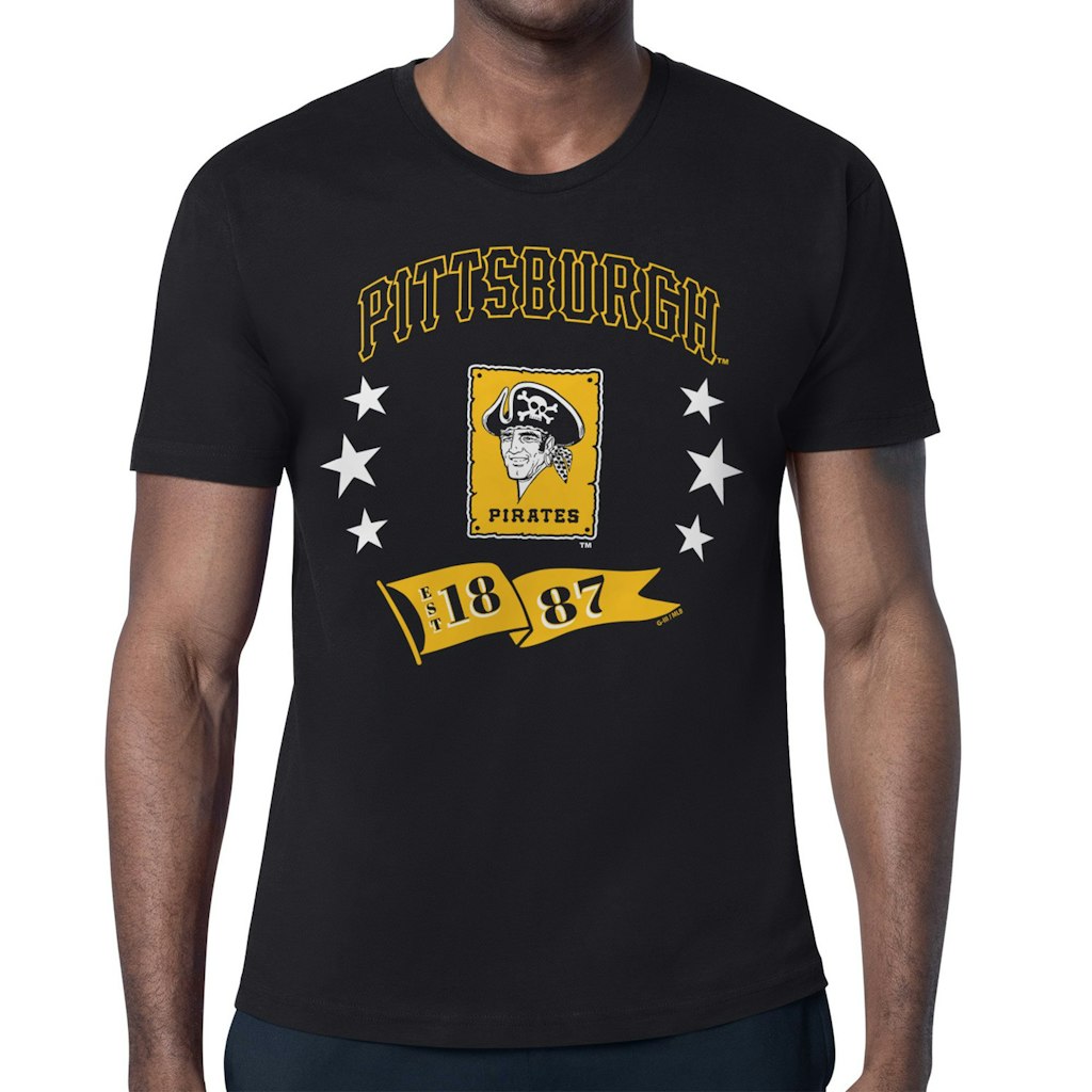 Men's Starter Pittsburgh Pirates Banner Team T-Shirt: $33.74 Men's Starter Pittsburgh Pirates Banner Team T-Shirt: $33.74