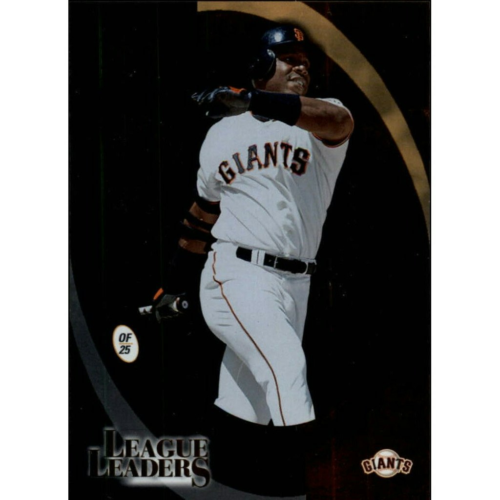 2002 Donruss Fan Club League Leaders Barry Bonds #LL31 Trading Card: $22.50 2002 Donruss Fan Club League Leaders Barry Bonds #LL31 Trading Card: $22.50