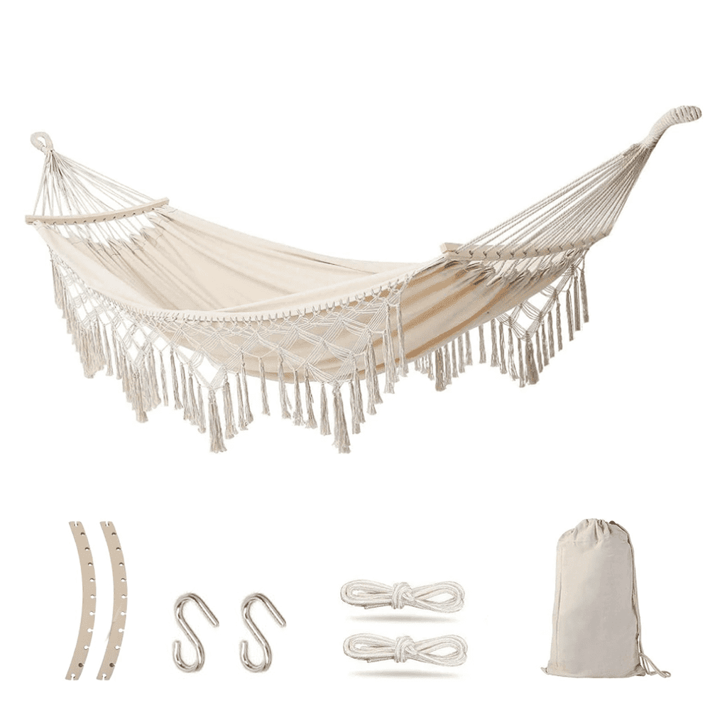 2-Person Canvas Hammock with Mounting Straps: $28.79 2-Person Canvas Hammock with Mounting Straps: $28.79