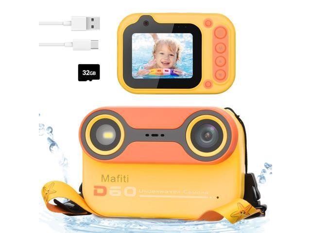 Kids 10-Foot Waterproof 26MP Digital Camera with 32GB Card: $34.49