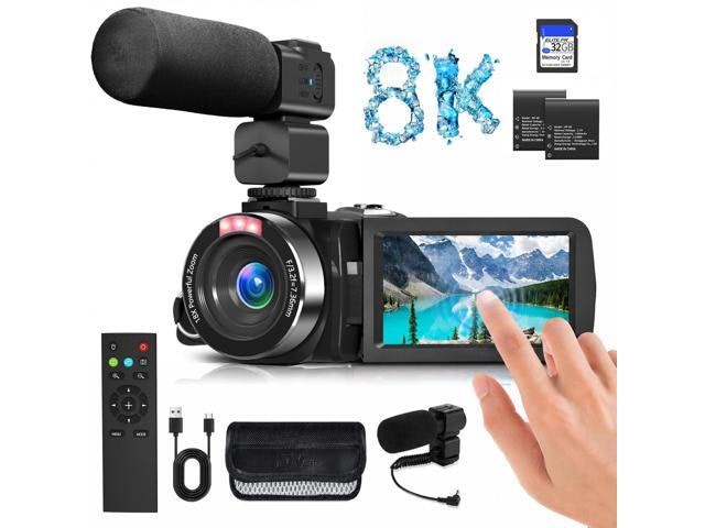 8K 48MP Digital Vlogging Camera with 32GB SD Card: $259.99