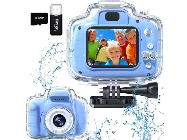 Kids 12MP 1080P Waterproof Digital Camera 32GB Card and Case: $41.99