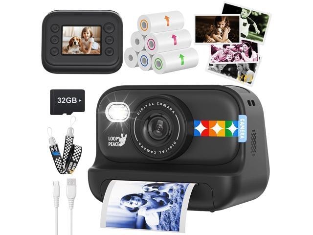 Kids 48MP Instant Print Camera with 5-Roll Photo Paper and 32GB Card: $68.99 Kids 48MP Instant Print Camera with 5-Roll Photo Paper and 32GB Card: $68.99