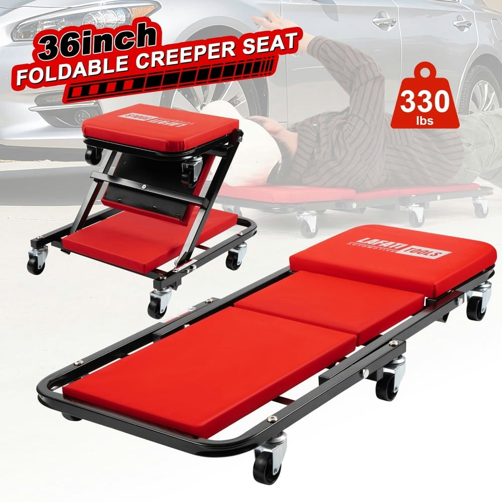 36-inch 2-in-1 Foldable Creeper Seat: $35.99 36-inch 2-in-1 Foldable Creeper Seat: $35.99