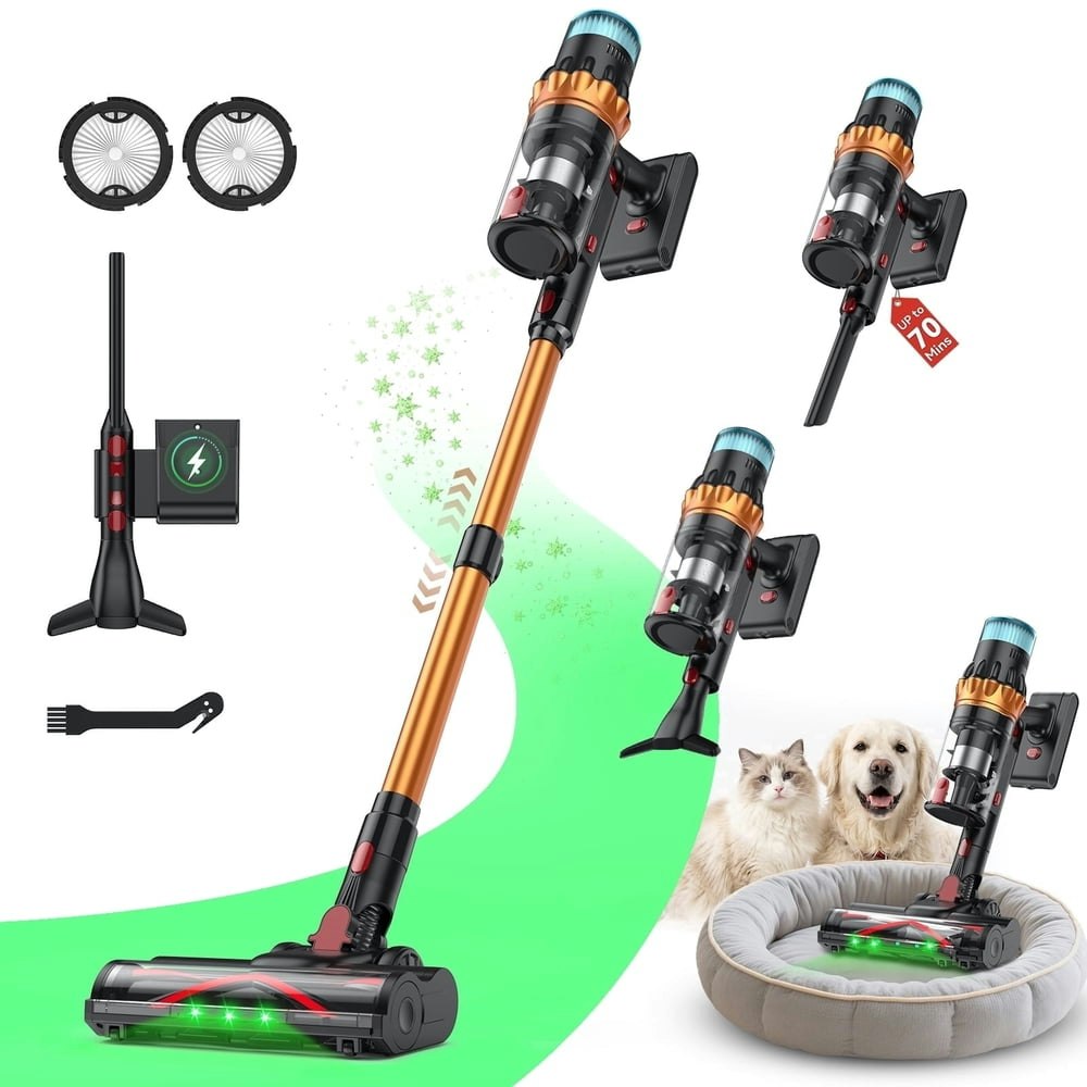 TechRise 680W Cordless Vacuum Cleaner: $126.99