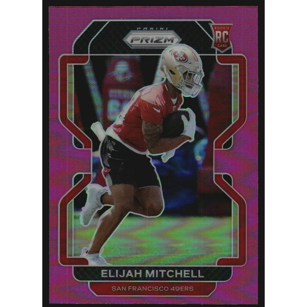 2021 Panini Prizm Pink Prizm Eli Mitchell Trading Card: $10.50 2021 Panini Prizm Pink Prizm Eli Mitchell Trading Card: $10.50