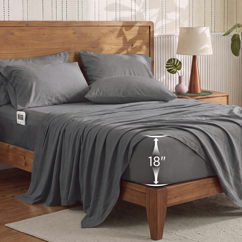 U by Bedsure 6-Piece Queen Microfiber Sheet Set: $25.99