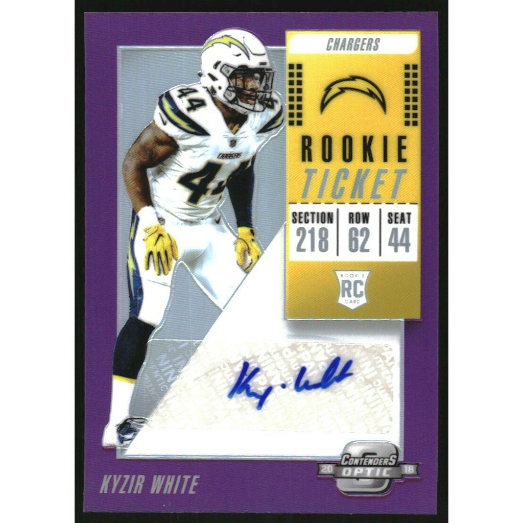 2018 Panini Contenders Optic Kyzir White Rookie Autograph #190 /99: $30 2018 Panini Contenders Optic Kyzir White Rookie Autograph #190 /99: $30