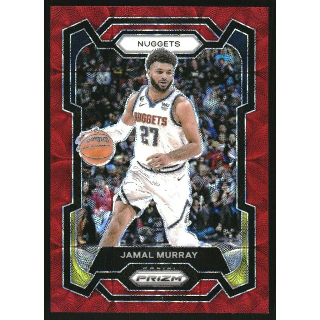 2023-24 Panini Prizm Choice Red Prizm Jamal Murray #37: $27 2023-24 Panini Prizm Choice Red Prizm Jamal Murray #37: $27