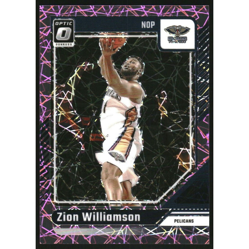 2024-25 Donruss Optic Pink Velocity Zion Williamson #173 Card: $27 2024-25 Donruss Optic Pink Velocity Zion Williamson #173 Card: $27