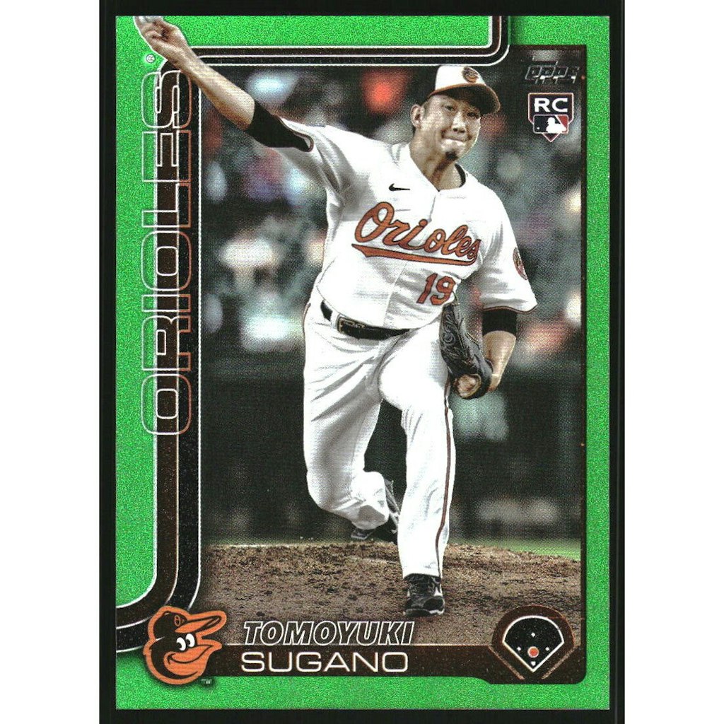 2025 Topps Green Rainbow Foil Tomoyuki Sugano Trading Card: $10.80 2025 Topps Green Rainbow Foil Tomoyuki Sugano Trading Card: $10.80