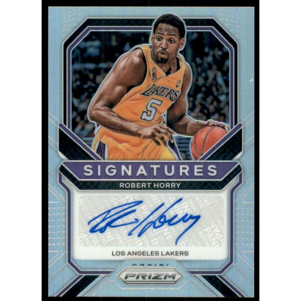 2020-21 Panini Prizm Silver Signatures Robert Horry Card: $45 2020-21 Panini Prizm Silver Signatures Robert Horry Card: $45