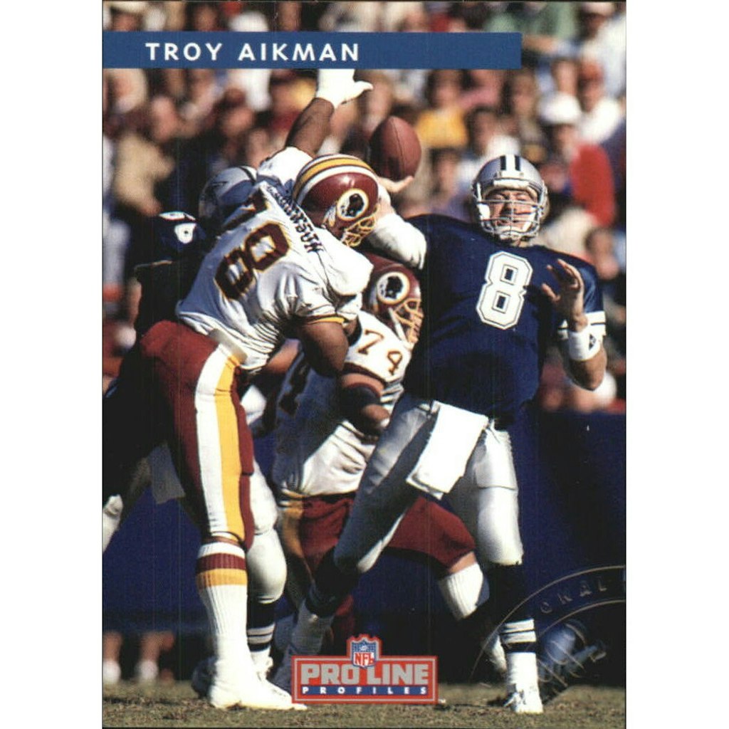 1992 Pro Line Profiles National Convention Troy Aikman #181 Card: $18 1992 Pro Line Profiles National Convention Troy Aikman #181 Card: $18