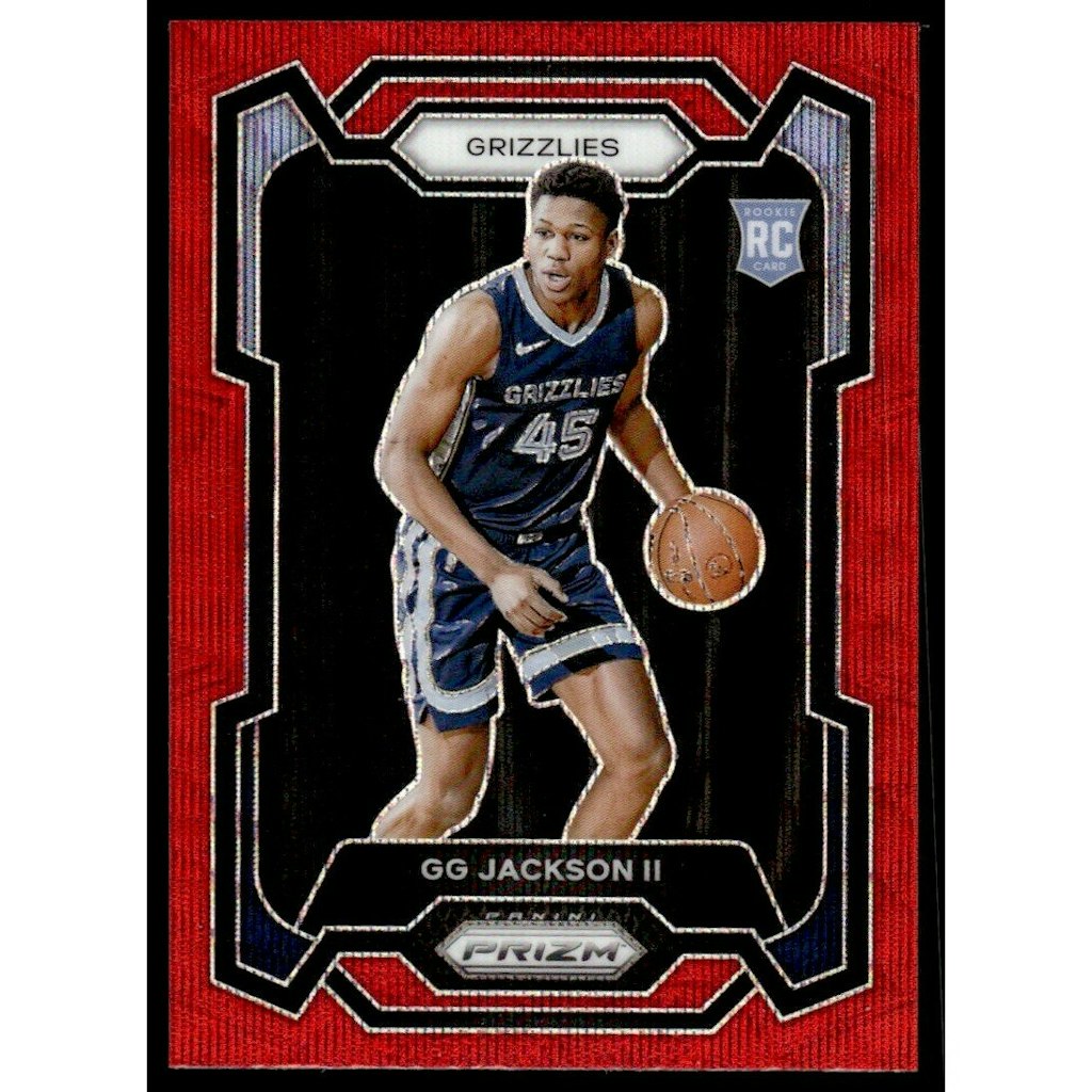 2023-24 Panini Prizm Ruby Wave GG Jackson II Trading Card: $45 2023-24 Panini Prizm Ruby Wave GG Jackson II Trading Card: $45