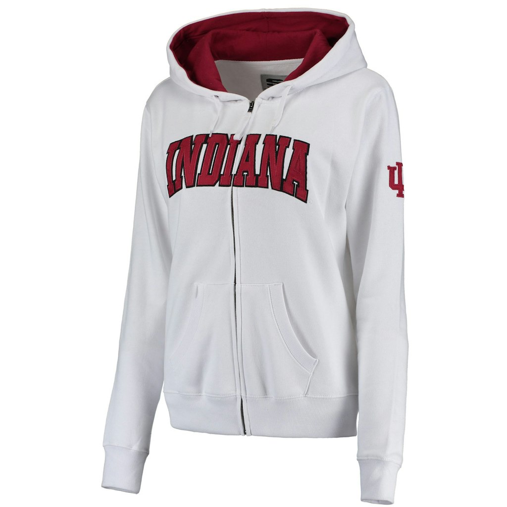 Women's Indiana Hoosiers Arched Name Full-Zip Hoodie: $41.24 Women's Indiana Hoosiers Arched Name Full-Zip Hoodie: $41.24