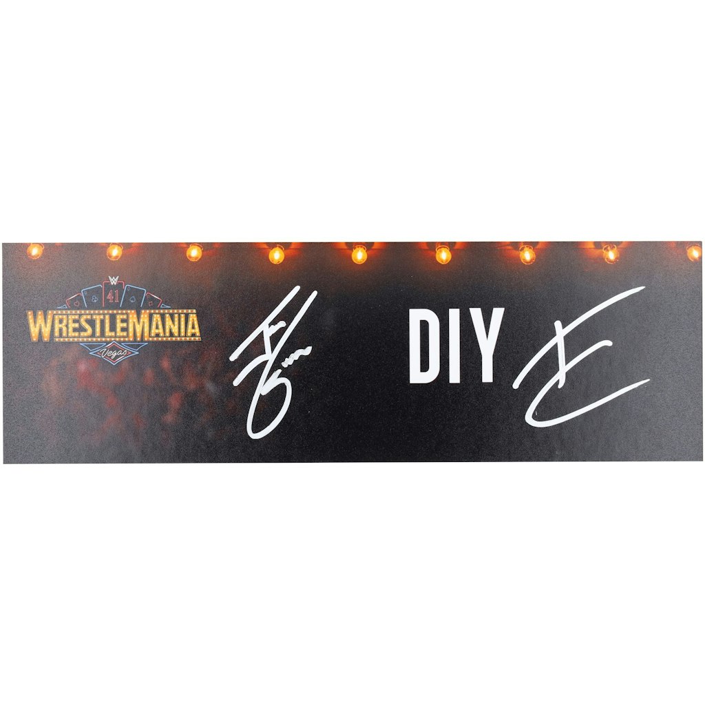 WrestleMania 41 Event-Used Autograph Nameplate: $299.99 WrestleMania 41 Event-Used Autograph Nameplate: $299.99