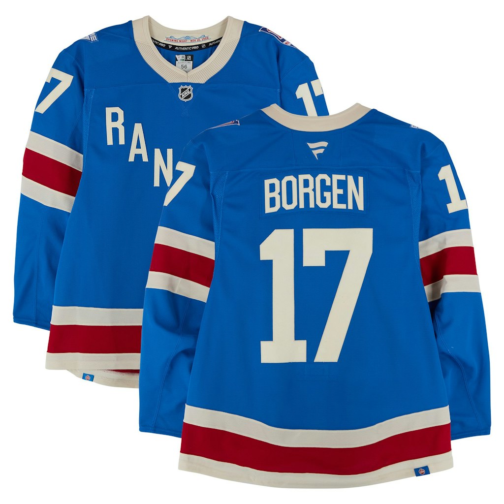 Will Borgen New York Rangers Game-Used Jersey: $2,749.99 Will Borgen New York Rangers Game-Used Jersey: $2,749.99