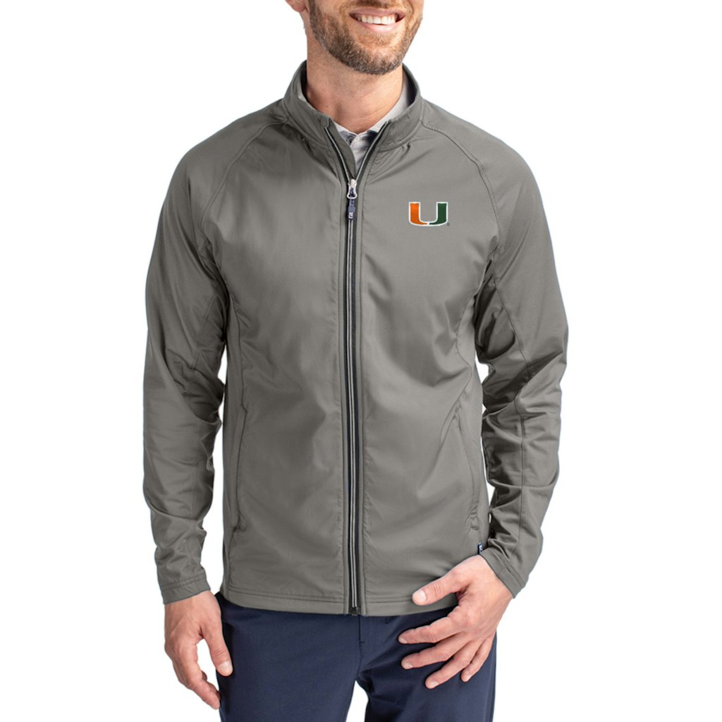 Cutter & Buck Miami Hurricanes Adapt Eco Hybrid Full-Zip Jacket: $129.99 Cutter & Buck Miami Hurricanes Adapt Eco Hybrid Full-Zip Jacket: $129.99