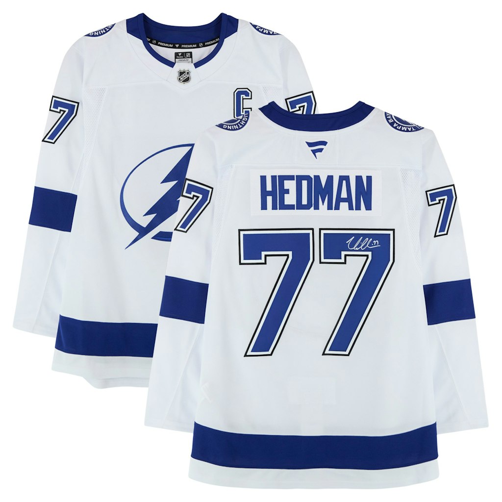 Victor Hedman Tampa Bay Lightning Autographed Fanatics Premium Jersey: $399.99 Victor Hedman Tampa Bay Lightning Autographed Fanatics Premium Jersey: $399.99