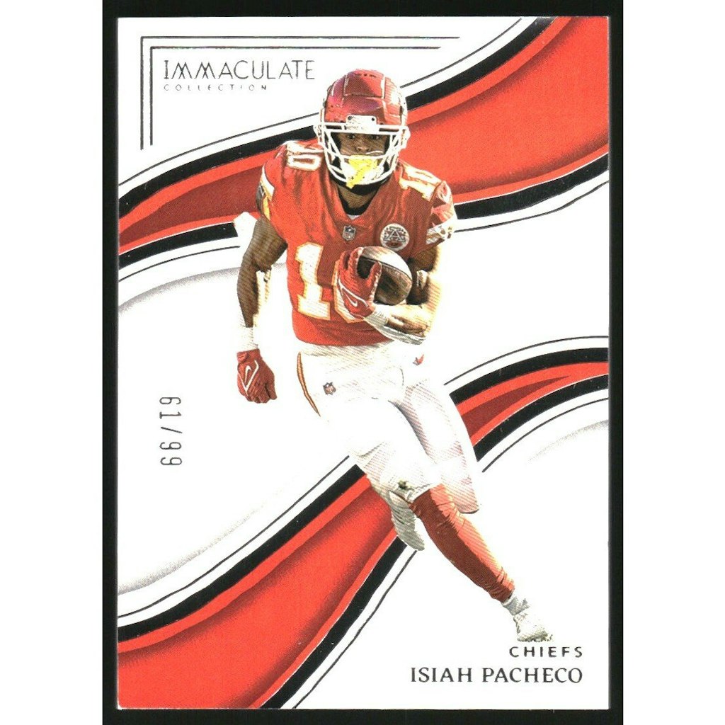 2023 Immaculate Collection Isiah Pacheco Card: $12 2023 Immaculate Collection Isiah Pacheco Card: $12