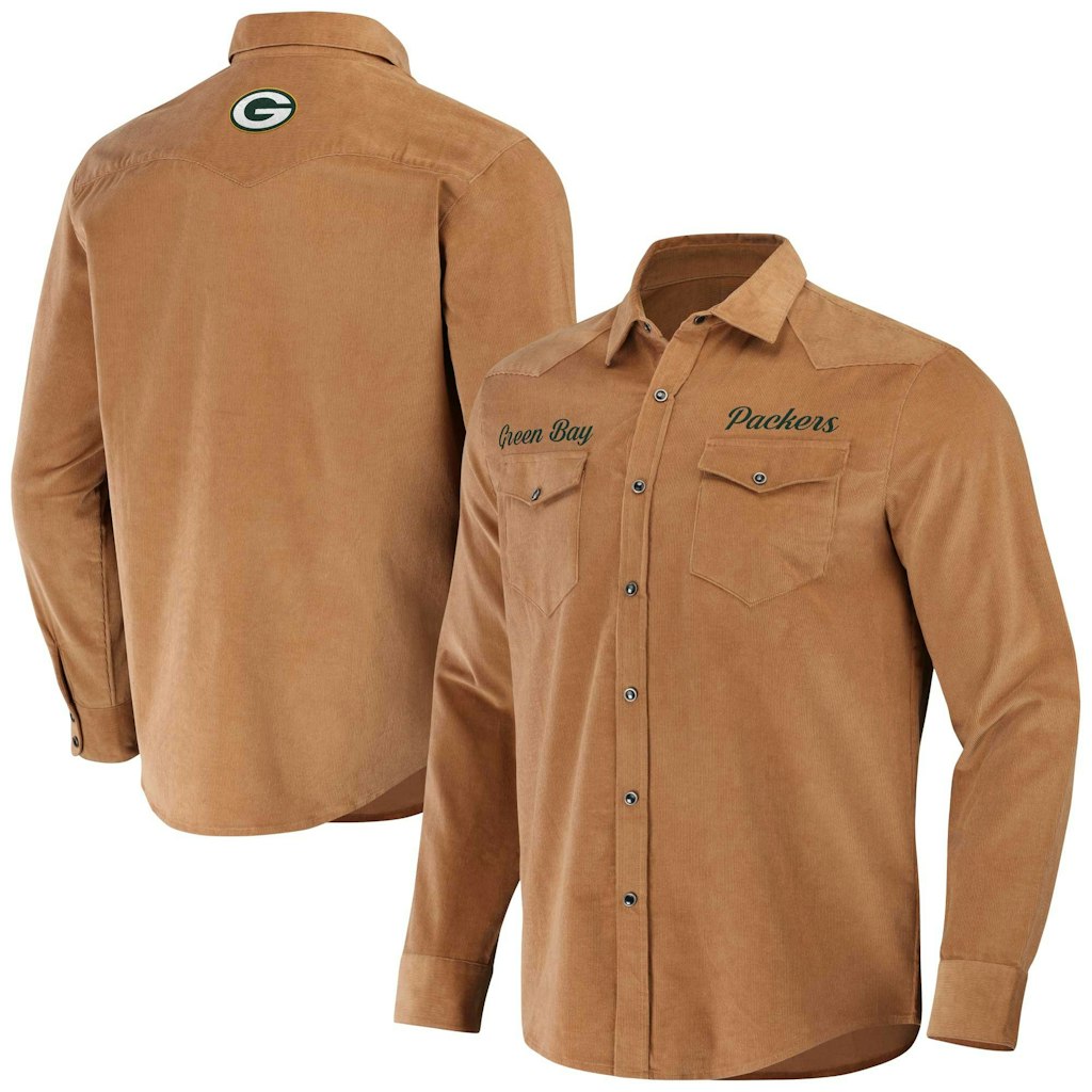 Darius Rucker Collection by Fanatics Green Bay Packers Western Shirt: $59.99 Darius Rucker Collection by Fanatics Green Bay Packers Western Shirt: $59.99