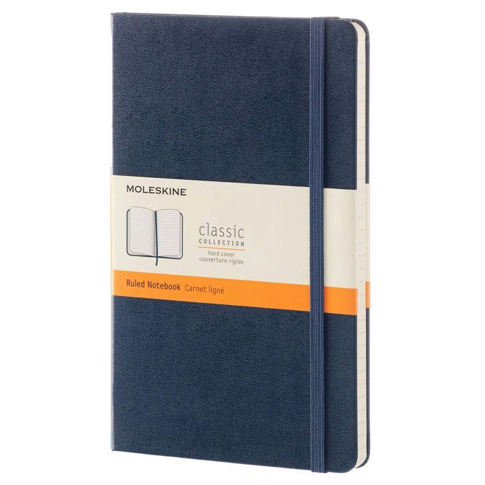 Moleskine Large 5"x8.25" Lined Hardcover Notebook: $26.49