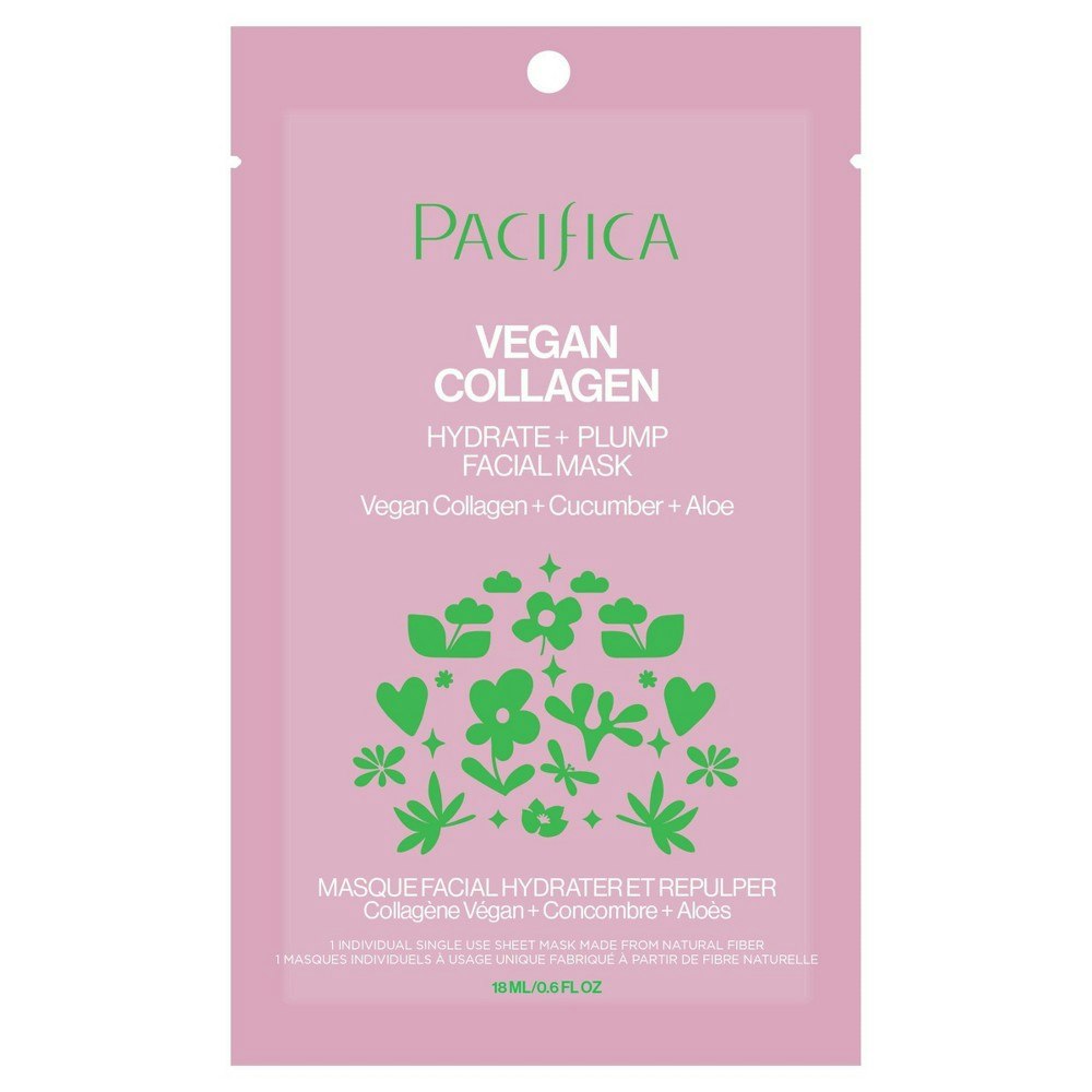 Pacifica Vegan Collagen Hydrate and Plump Facial Mask: $4.99 Pacifica Vegan Collagen Hydrate and Plump Facial Mask: $4.99