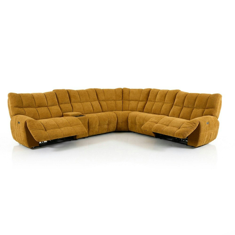 Furniture of America Faith 141-Inch Chenille L-Shaped Power Reclining Sectional Sofa: $6,916.99 Furniture of America Faith 141-Inch Chenille L-Shaped Power Reclining Sectional Sofa: $6,916.99