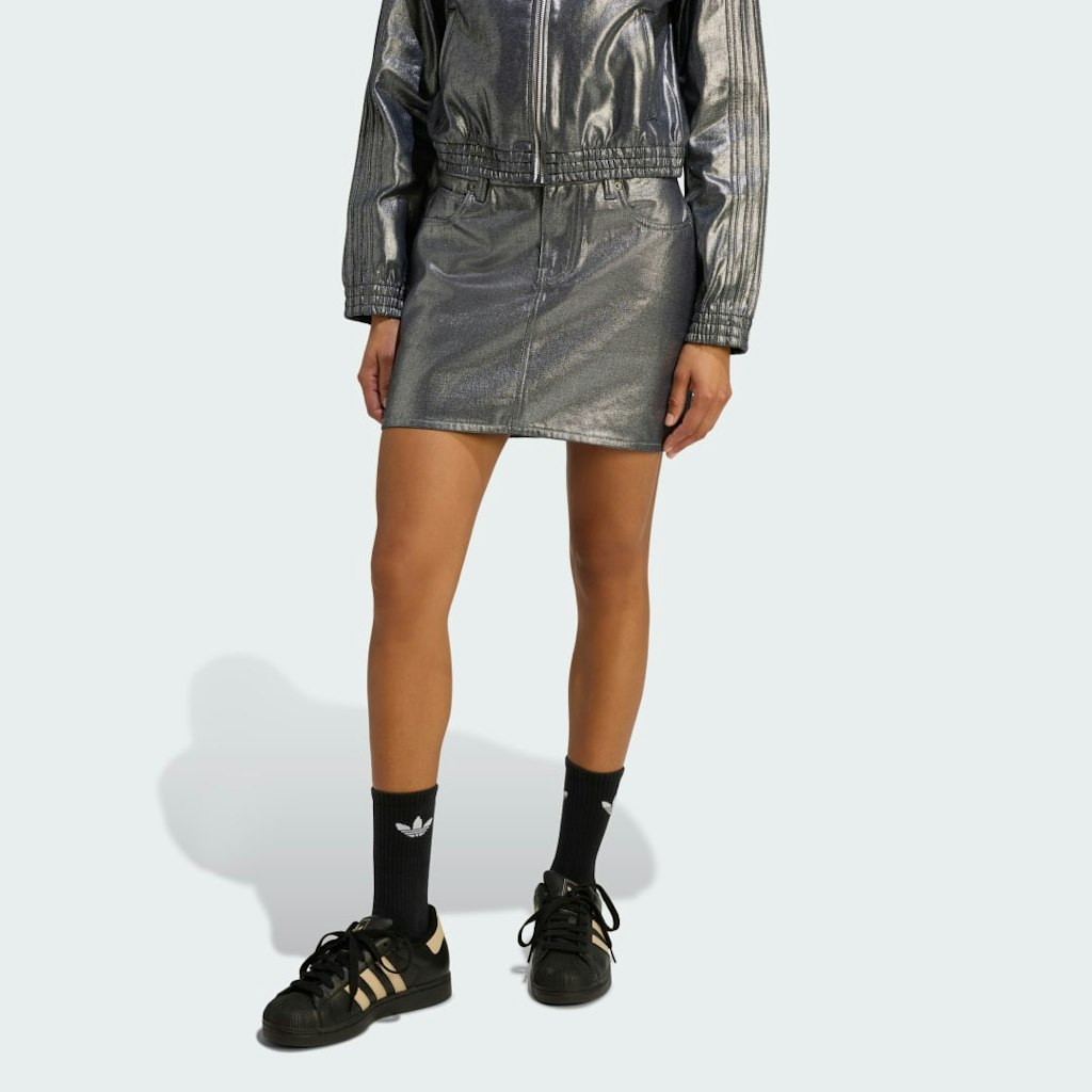 3 Stripes Denim Skirt: $49