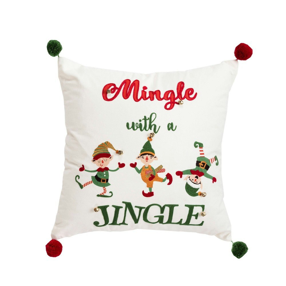 Rizzy Home 20"x20" Mingle Jingle Throw Pillow Cover: $19.69 Rizzy Home 20"x20" Mingle Jingle Throw Pillow Cover: $19.69