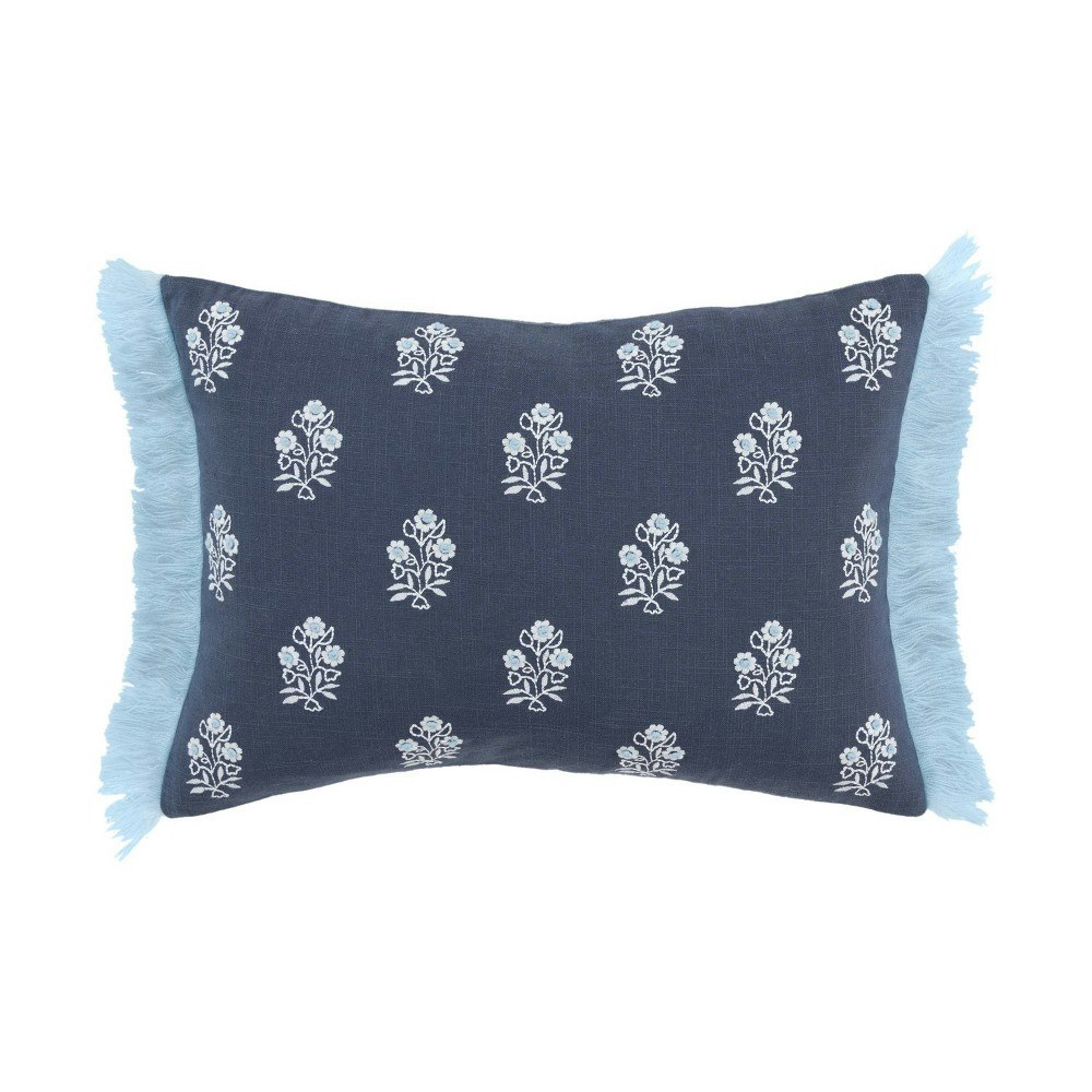 Rizzy Home 14"x20" Floral Lumbar Throw Pillow: $31.99 Rizzy Home 14"x20" Floral Lumbar Throw Pillow: $31.99