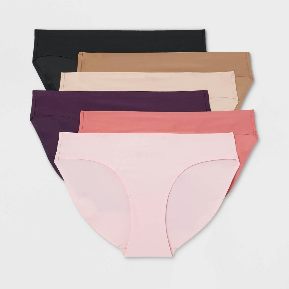 Auden Women's Microfiber Bikini Underwear 6-Pack: $15 Auden Women's Microfiber Bikini Underwear 6-Pack: $15
