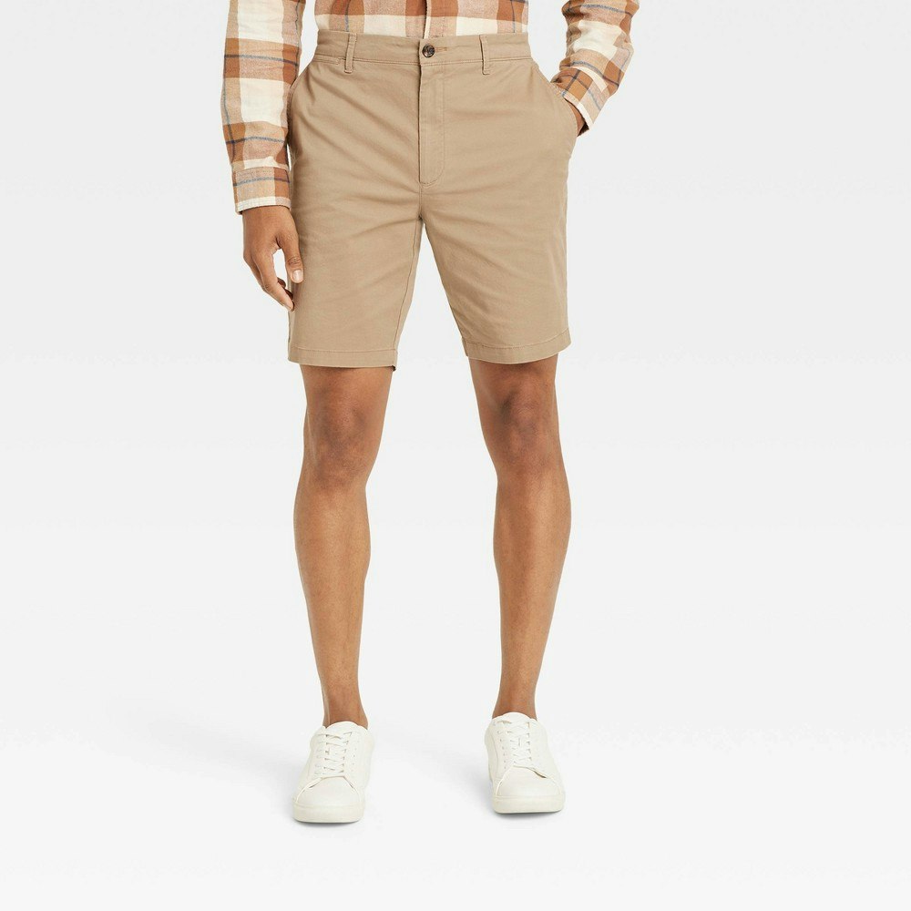 Goodfellow & Co Every Wear 9-inch Flat Front Chino Shorts: $25