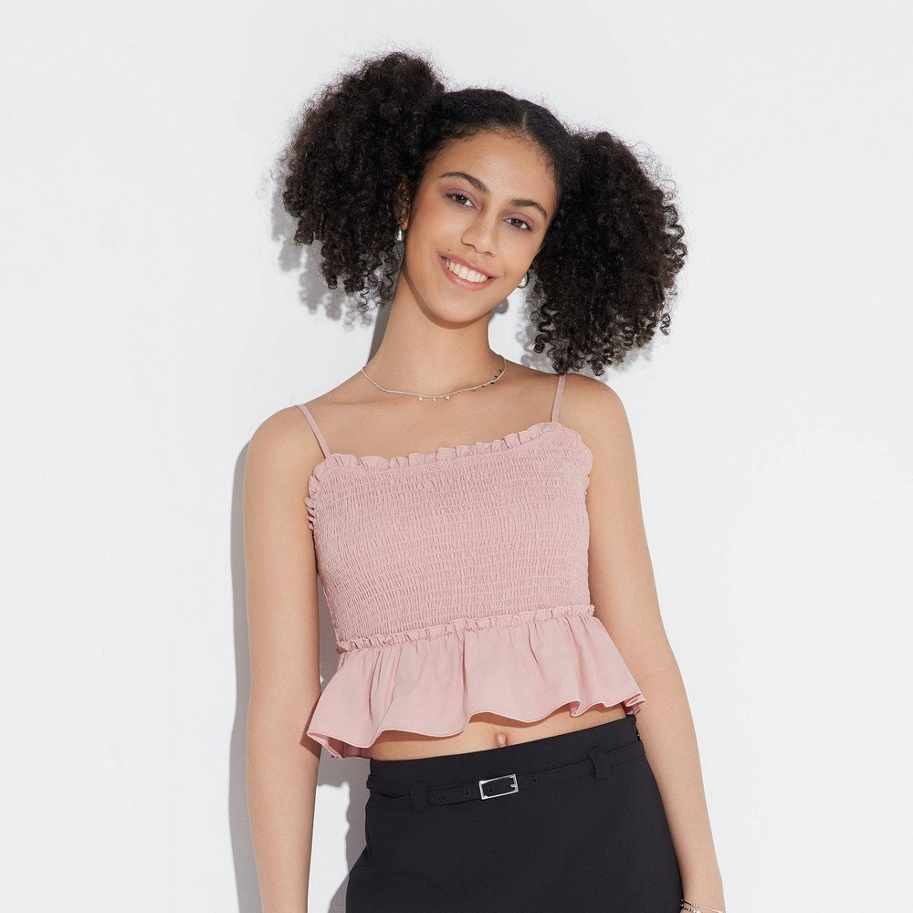 Wild Fable Women's Smocked Peplum Tank Top: $25 Wild Fable Women's Smocked Peplum Tank Top: $25
