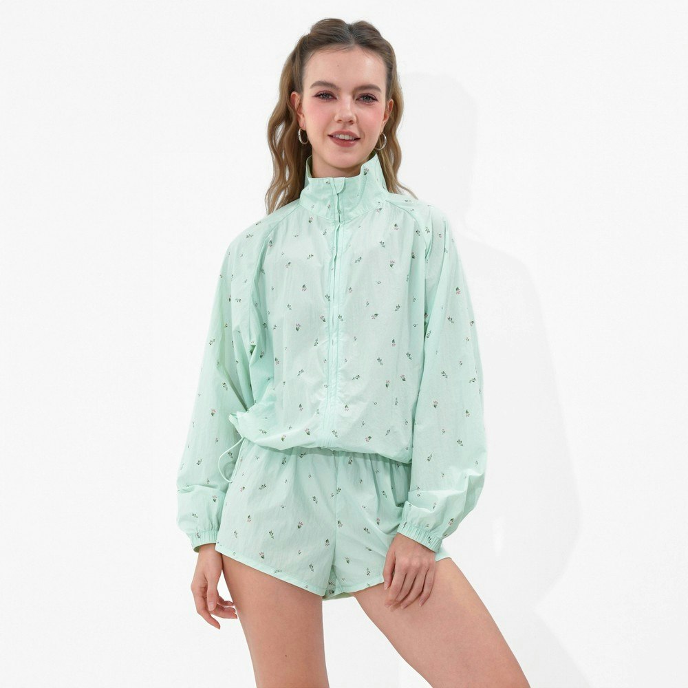 Wild Fable Women's Floral Zip Track Jacket: $45 Wild Fable Women's Floral Zip Track Jacket: $45