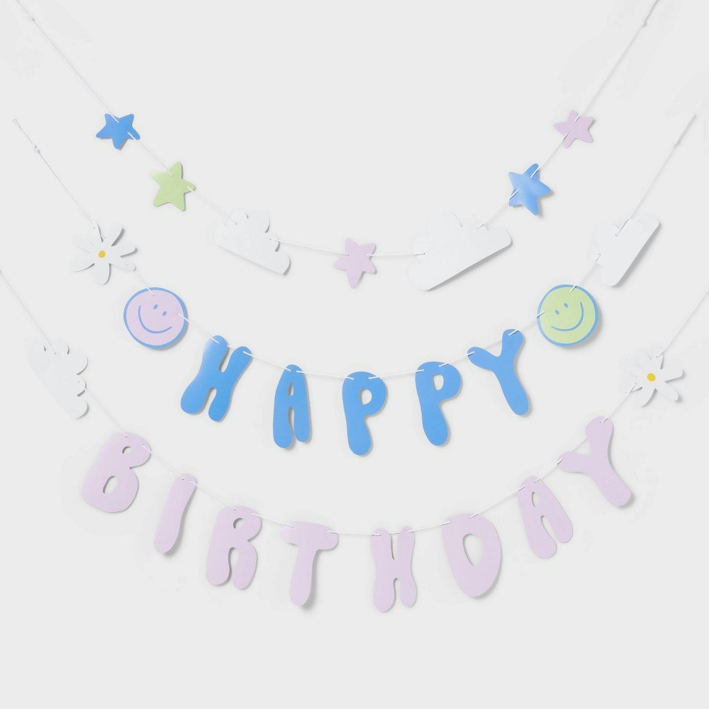 Groovy Retro Happy Birthday Banner: $6 Groovy Retro Happy Birthday Banner: $6