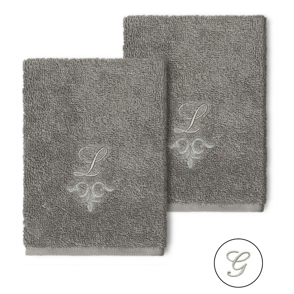 Linum Home Textiles Monogrammed Washcloth 2-Pack: $26.99 Linum Home Textiles Monogrammed Washcloth 2-Pack: $26.99