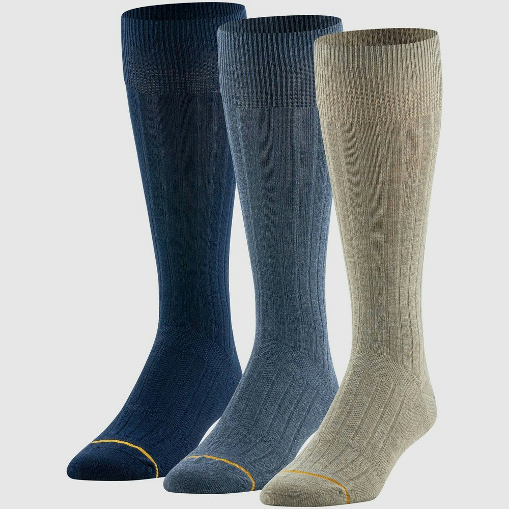 Goldtoe Signature Collection Men's Rib Crew Socks 3-Pack: $11.99 Goldtoe Signature Collection Men's Rib Crew Socks 3-Pack: $11.99
